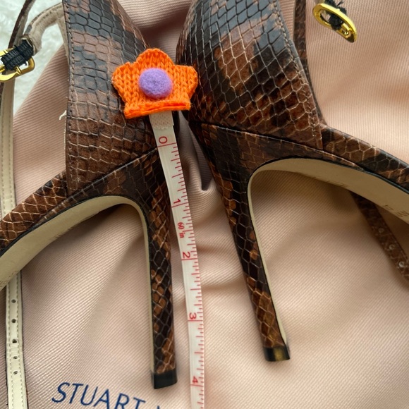 Stuart Whitman Crocodile Strappy Heel